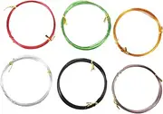 6pcs Bonsai Modelling Wire 1.0mm Diameter Long 5m Roll Aluminum Bonsai Training Wire