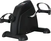 [Cobuy] Mini Exercise Bike Pedal Exerciser, Portable Pedal Bike for Legs and Arms, Under Desk Exerciser w/Adjustable Resistance Knob and LED Screen Display