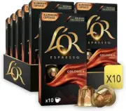 L'OR Espresso Coffee Colombia Intensity 8 - 100 Aluminium Capsules