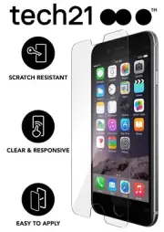 iPhone SE (2nd / 3rd) / 8 / 7 Tech 21 EVO Screen Protector Tempered Glass