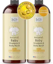 Organic Baby Shampoo & Body Wash - Tear-Free Shampoo for Toddlers & Kids - Chemical-Free Natural Body Wash - Made in the USA - Calming Lavender & Citrus Essential Oils Baby Wash & Shampoo 2 in 1 by My