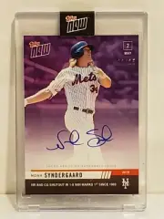 2019 Topps Now #166C Noah Syndergaard New York Mets 22/25 Autographed