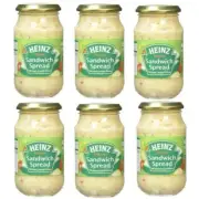 915474 6 x 300g JAR OF HEINZ ORIGINAL SANDWICH SPREAD TANGY CRUNCHY SPREAD