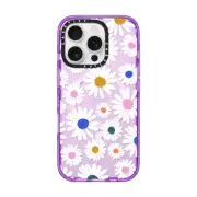 iPhone 16 Pro Impact Case MagSafe Compatible Daisy Fields Multi