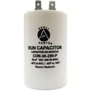 Appli Parts Run Capacitor for electric motors 30 Mfd uF (microfarads) 250VAC Pla