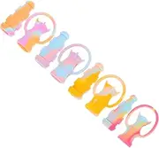 Charging Cable Protectors 4 Pack Silicone Data Cable Covers for Phone Charger Bend-resistant Decorative