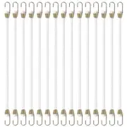 15 Pack 10 Inch Heavy Duty Bungee Cords with Hooks Elastic Rubber Rope Strap