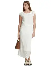 [Oxford] Sasha Top in Ivory