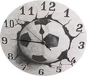 SUPVOX 10 Inch Country Wall Clock Unique Silent Modern and Aesthetic Home Decor for Living Room