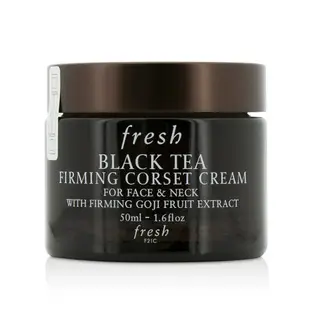 馥蕾詩 Fresh - 紅茶緊緻塑顏面霜 - 臉部及頸部 Black Tea Firming Corset Cream