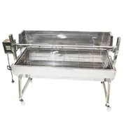 Flaming Coals 1500 Stainless Steel Spartan Spit Roaster BUNDLE