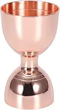 Cocktail Jigger, Shot Glass Measuring Cup, 30ml, 60ml Stainless Steel Double End Bar Cocktail Jigger Measuring Cup, for Bar Hotel Cafe Family Rose Gold (-3113190092012)