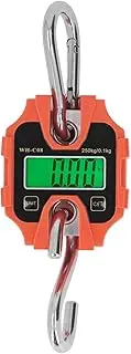 [Sxhlseller] 250KG Digital Hanging Scale, Mini Crane Scale with Hooks, LCD Digital Display Handheld Electronic Weighing Scale for Farm Fishing Outdoor