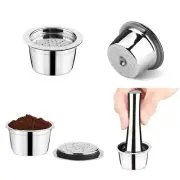 Capsule Coffee Machine Filter Reusable Coffee Capsule Cup Stainless Steel 7