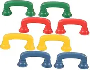 Tofficu 8pcs Multicolor Plastic Reading Phones for Classroom, Kindergarten & Home Learning, Size 14.00X6.00X4.20cm/5.50X2.36X1.65in