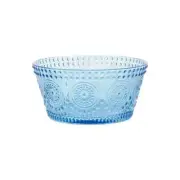 SKY BLUE CODI GLASS BOWL SMALL 4.75" SET OF 4