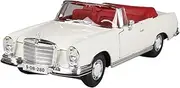 Die-cast 1:18 1967 for Mercedes-Benz 280SE Retro Convertible Vintage Car Alloy Car Model Static Die-cast Miniature Vehicle Model Miniature Vehicle