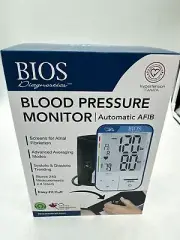 BIOS Blood Pressure Monitor Automatic AFIB Detection BD411