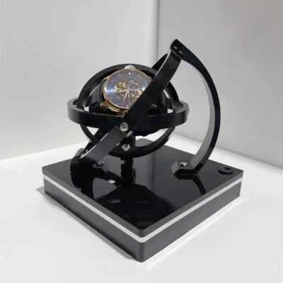 Automatic Watch Winder Display Luxury Mechanical Rotator 360 Rotating Drive