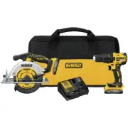 DEWALT DCK239E2 20V MAX Cordless Circular Saw & Drill Driver Combo Kit New