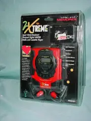 MEMOREX DIGITAL AM/FM Cassette Player Radio Alarm Clock Heart Monitor 2Xtreme