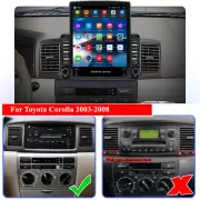9.7" Android 11 Stereo Radio GPS Head Unit Wifi FM For 2003-2008 Toyota Corolla