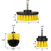 Electric Drill Brush Kit Electric Cleaning Brush Tool for Car Tile Bathroom Brus