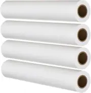 Top Notch Quality 36” x 150'- 4 Rolls 20 lbs Plotter Paper CAD Wide Format Rolls