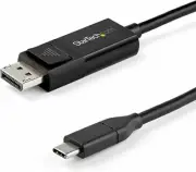 3.3 ft. (1 m) USB-C to DisplayPort 1.4 Cable - 3 ft / 1 m, Black