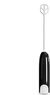 Lightweight Handheld Stirrer, Battery Operated Hand Mixer, Portable Electric Blender, Battery Operated Convenience, Ergonomic/Comfortable Grip, Brown/Black/White For Drinks, Beverages