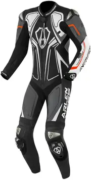Arlen Ness Conquest, black-white, Size 54 for Men Black White