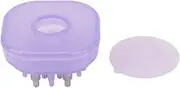Scalp Applicator, Easy To Clean Evenly Scalp Medicated Comb 15ml Capacity for Shampoo for Serum (Purple)