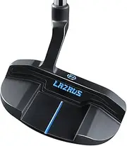 LAZRUS Premium Black Golf Putter with Putter Head Cover- Right and Left Handed Golf Club Mallet Putter