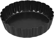 BRIGHTFUFU Nonstick Round Cake Mold Removable Bottom Pie Pan Baking Ring for Small Pies Carbon Steel Donut Tart Baking Pan