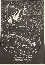 RARE VIETNAM WAR PROPAGANDA FLYER BIRTH DEATH CHILDREN WITH THE CONFEDERACY