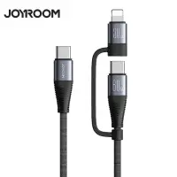 在飛比找momo購物網優惠-【Joyroom】60W 二合一 Type-C to Typ