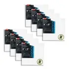 8x Jasart Academy 8x8 Thin Edge Cotton Stretched Painting Canvas 280GSM White