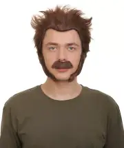 Adult Men’s Comic Book Mutant Superhero Wolf Wig, Perfect for Halloween HM-1578