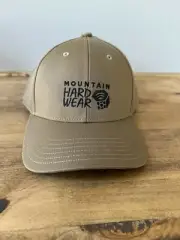 Mountain Hardwear Logo 6 Panel Trucker Hat Cap SnapBack Black Outdoor Climb