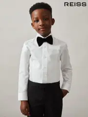 Reiss White Marcel 3-9 yrs Cotton Slim-Fit Dinner Shirt (AP4599) | $70