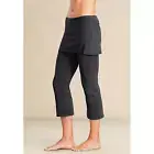 NWT Athleta Black Organic Cotton Chandra Capri SZ XXS