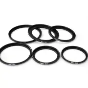 Metal Step Up Rings 37 43 46 49 52 55 58 72 82mm Adapter for Camera Lens Filter