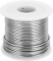 uxcell 12 Gauge Anodized Aluminum Craft Wire Bendable Bonsai Training Wire 98 Feet 2mm for Sculpting Crafts Wreath Floral Beading Jewelry Making, Silver Tone