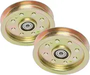 Virtionz Flat Idler Pulley for MTD Cub Cadet RZT 50 L54 42 S50 Troy-Bilt GT54 TB2450 756-04129B 956-04129C (2)