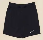 Nike Dri-Fit Kid's Standard Fit Pocketless Activewear Shorts S Small Navy Blue