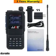 JJCC 8811 5W Walkie Talkie Handheld Transceiver 256CH VHF UHF Radio 1.77" Screen