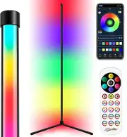 LED Lamp,Standing Corner Floor Lamp, Dimmable Modern Floor Lamps for Living Room