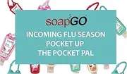 soap2GO Soap2GO Pocket Pal 30mL, Green, Pink, Orange, Red 0.04 kilograms