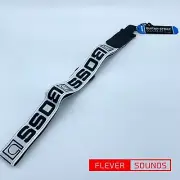 Boss BSM-20-WB Logo Pattern Monogram Strap White/Black Logo for Guitar/Bass