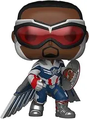 Funko PoP! The Falcon and The Winter Soldier - Captain America Pose Vinyl Figure, 10 cm Height